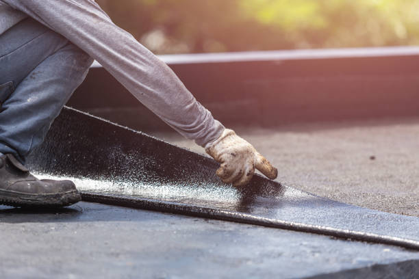 Professional Exterior Waterproofing technician working in Pulteney, NY